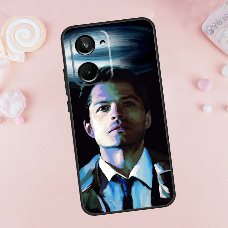 Supernatural Castiel For Realme C67 C55 C53 C51 C35 C33 C31 C30 C25s C21Y GT Neo5 GT5 9 10 11 12 Pro Plus Case