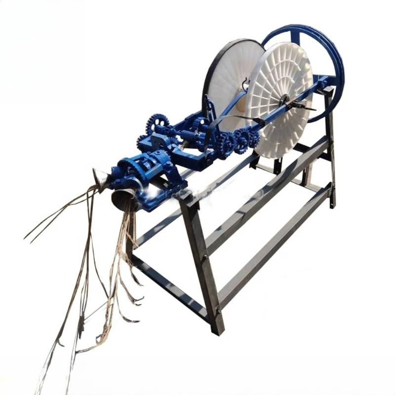 Big Capacity Rice Straw Rope Makg Machine Agricultural Recycling Bamboo Curtain Weaving Machine with High Efficiency