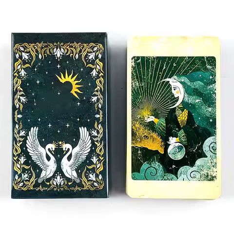 Hot-selling Tarot Deck 78 Card Oracle For Cosmic Insight and Divination English Versions Edition Board Playing Game For Beginner