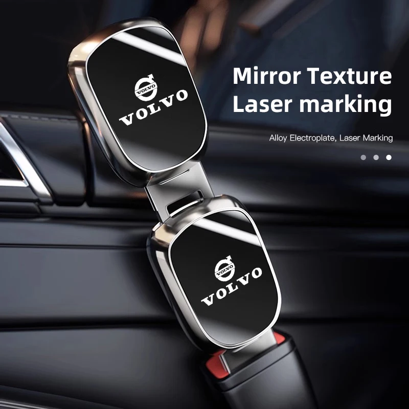 

1 piece car seat belt pad extension buckle plug buckle car accessories for Volvo XC60 V50 V40 XC90 S60 S40 S80l V90 V60 EX90 S90