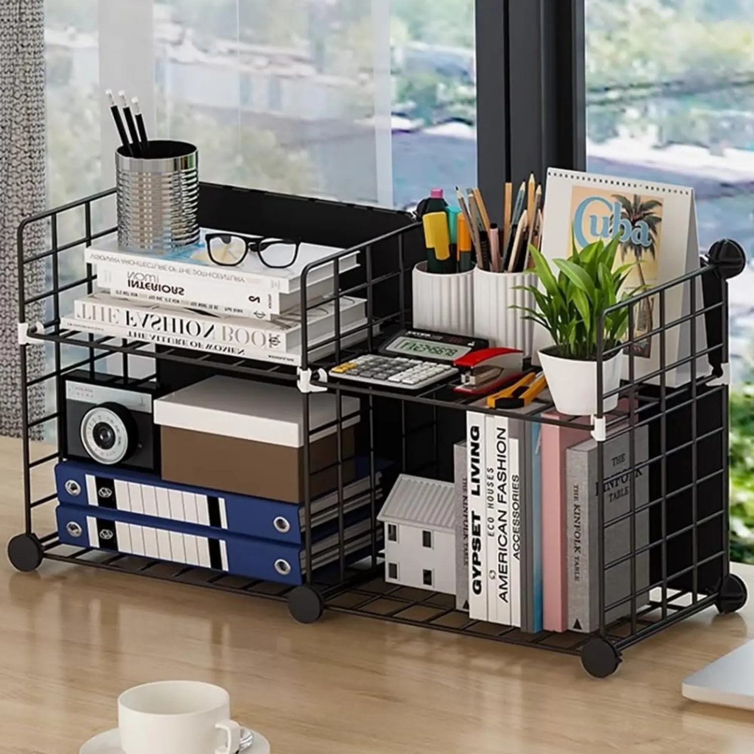 40Pcs Wire Cube Connectors Plastic Storage Cube Connector Wire Grid Cube Organizer Connector for Modular Closet Storage Shelving image 6