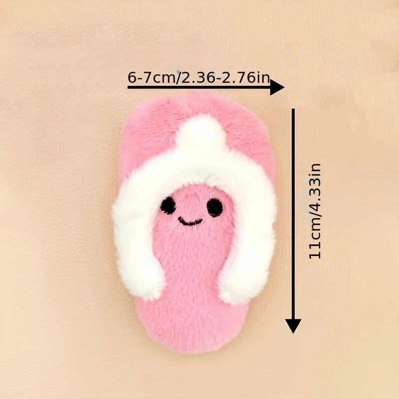 Schlappenförmiges Hundekau-Spielzeug | Strapazierfähiger Zahnreinigungs-Slipper aus Polyester-Mischgewebe für Welpen, ideal für Training und Zahnen – Detail 1