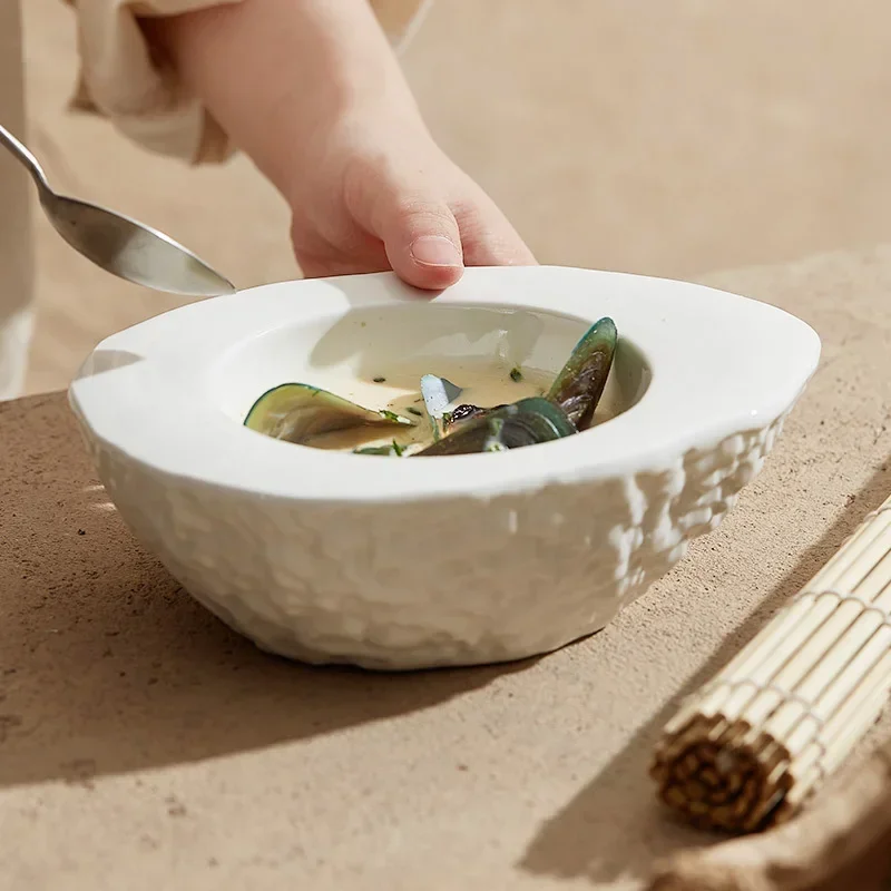 Rock Place Shanghai Fresh Plate Thick Soup One Person Creative Hotel Restaurant Afternoon Tea Private Kitchen Plate