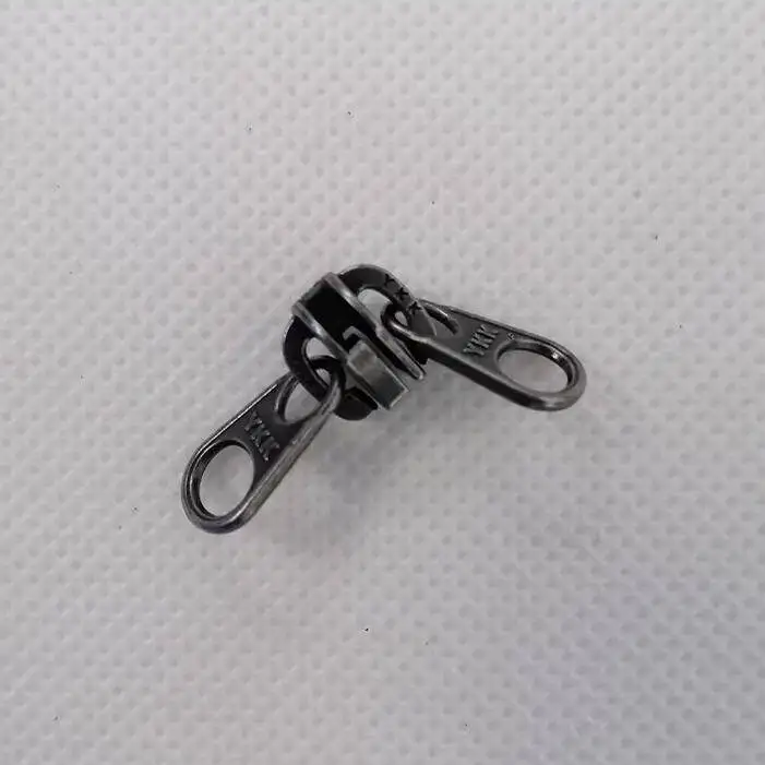YKK3 Nr. 4 Nylon-Zähne Doppelseitiger Antik-Silber Reißverschluss Bettbezug Moskitonetz – Detail 2