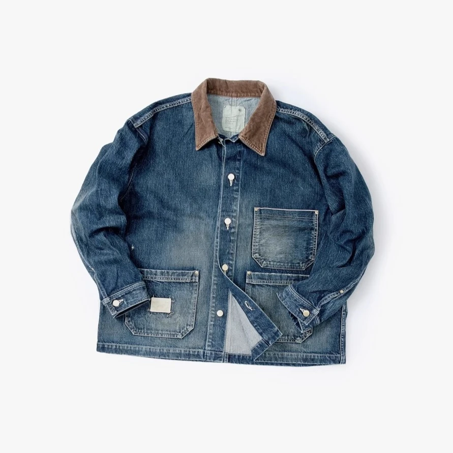 

Джинсовая куртка MADNESS 3P CHORE JACKET с вельветовым воротником