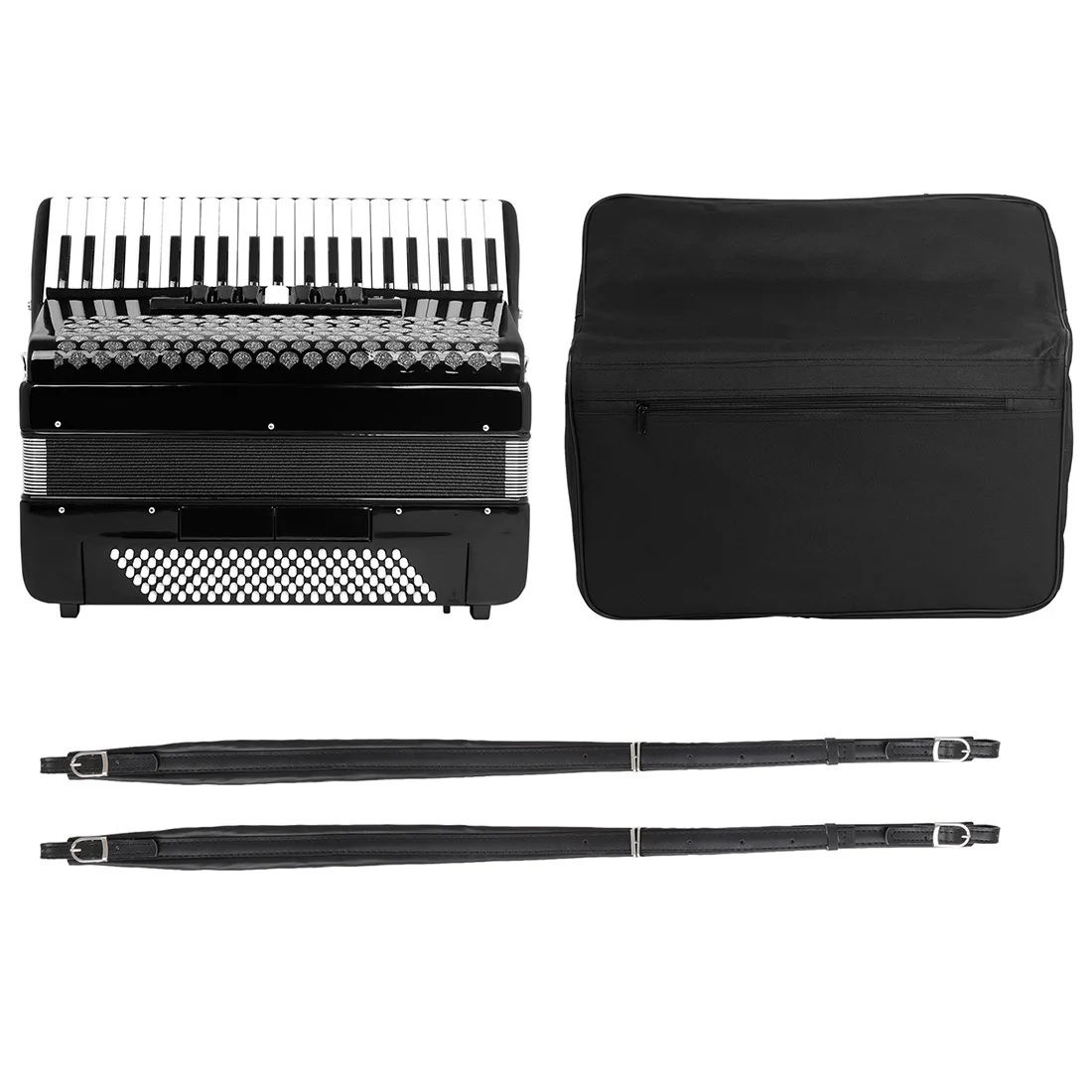 41-key 120 Bass 3-Reed Adult Accordion for Grade Examination & Professional Performance, Keyboard Musical Instrument