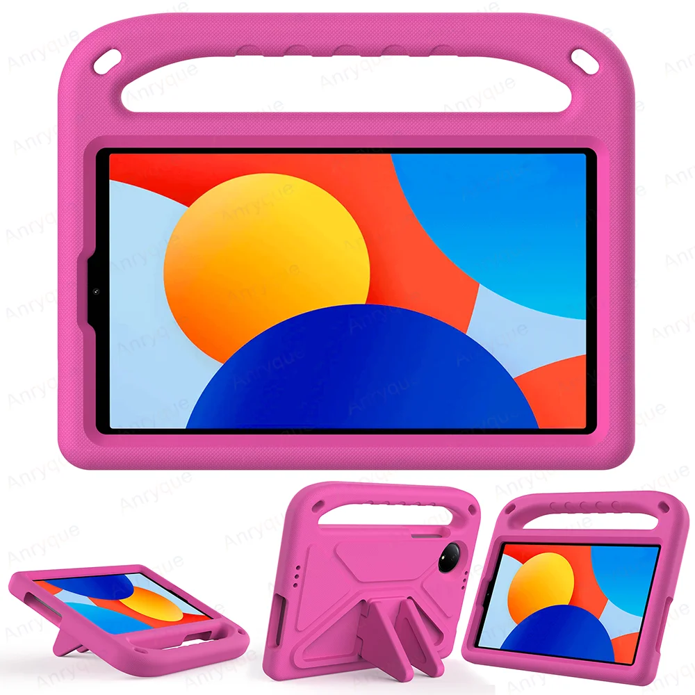 Kids Case for Xiaomi Redmi Pad SE 8.7 Inch 4g Stand Shock Proof non-toxic EVA Full Body Handle Cover for Redmi Pad SE 8.7 2024