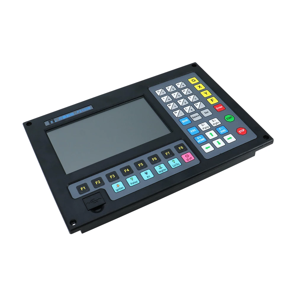 HLTNC F2100B CNC Kit 2 Axis 7" Monitor 800*480 CNC Controller for CNC Plasma Cutting Machine Laser Flame Cutter