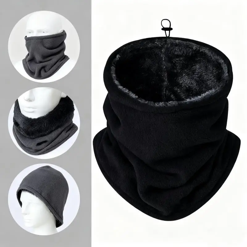 

Winter MotorcycleWarm Mask Men Women Fleece Neck Outdoor Warmer Windproof Scarf Camping Hiking Balaclava Cycling Face 2025 New