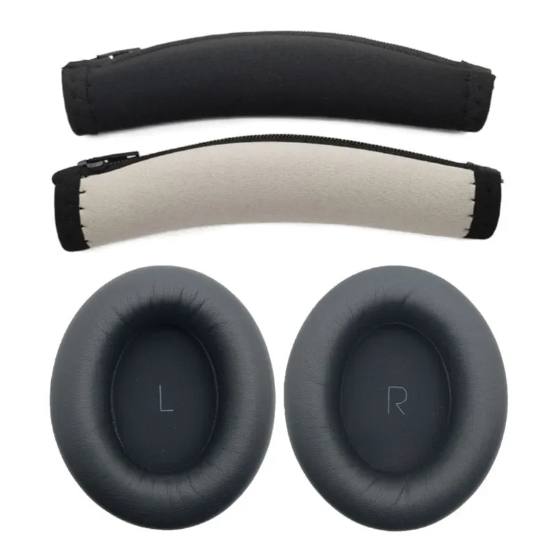 Suitable For JBL TOUR ONE Headphones Headbeam Sponge leather Ear Pads Replacement Soft Memory Foam Ear Pads Cushion headband