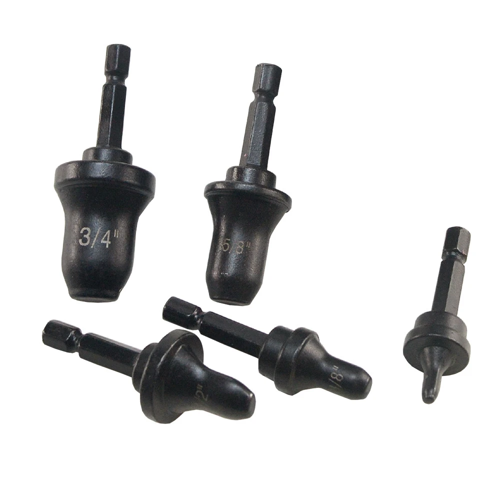 5PCS/Set Imperial Tube Pipe Expander Support For Air Conditioner Conditioning Swaging Tool Flaring Spin Set 3/4 5/8 1/2 3/8 1/4