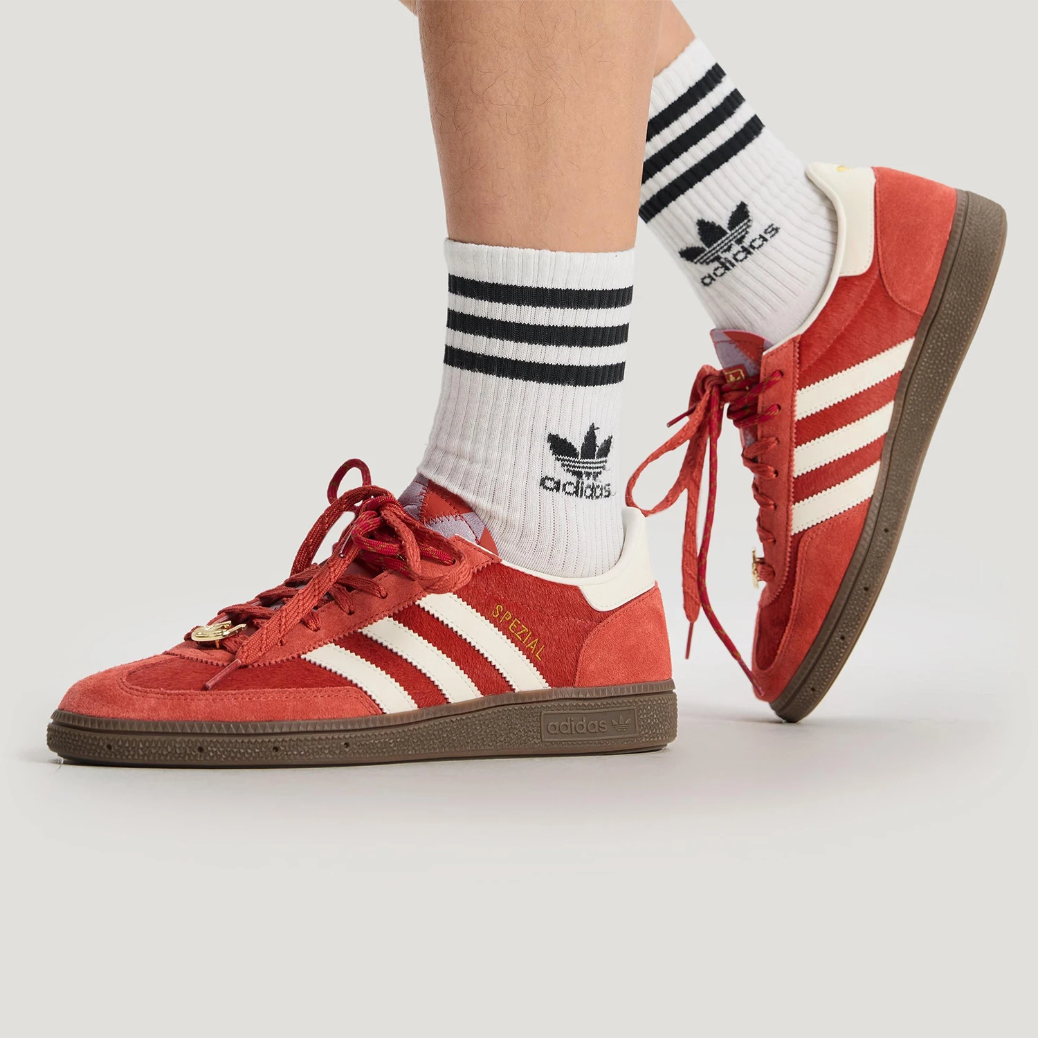 Adidas Originals Three Leaf Clover Men's and Women's Low-Top Classic Wear-Resistant Casual Shoes KJ6299