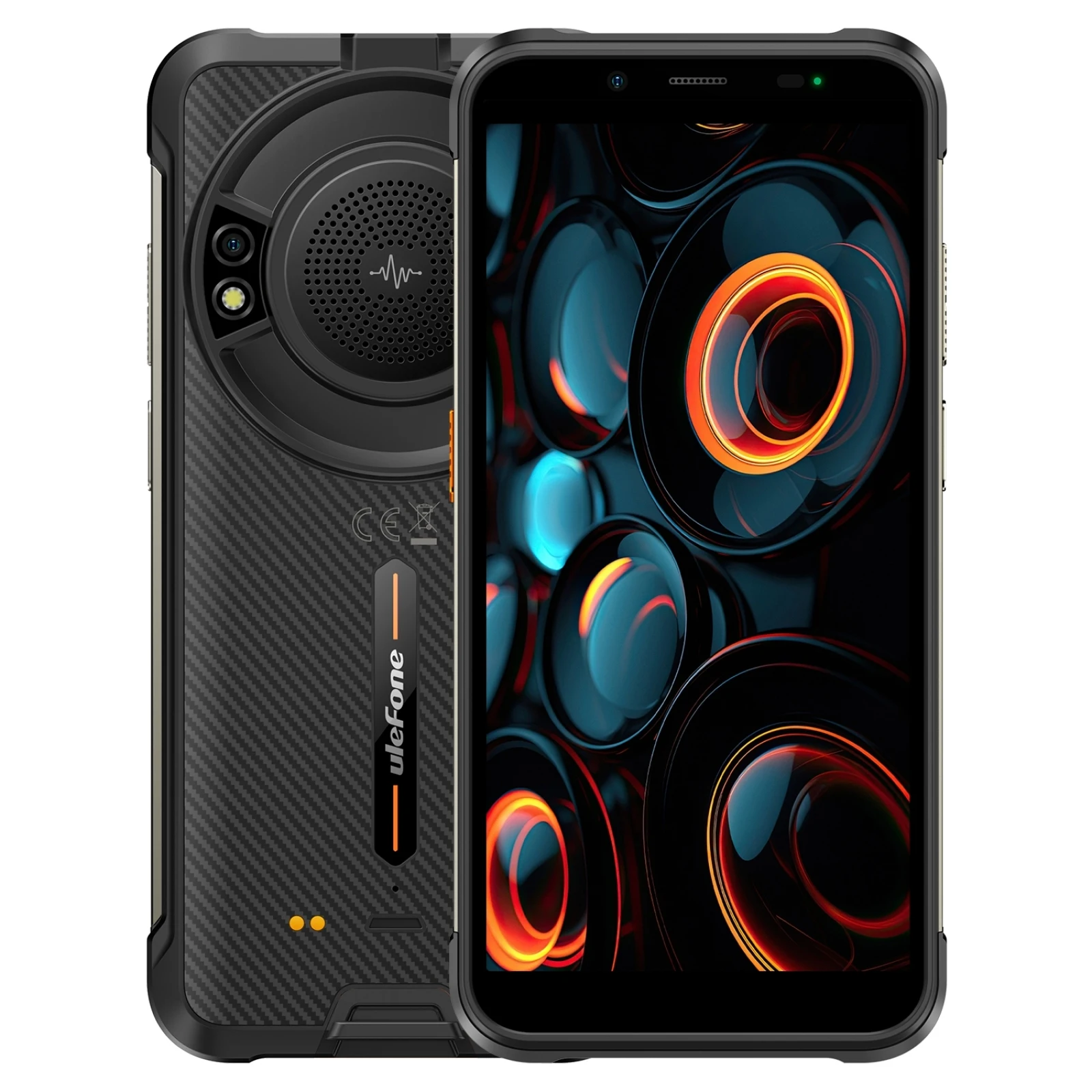 Ulefone Power Armor 16S Rugged Phone 5.93'' Android 13 16GB+128GB 9600mAh Unisoc T616 50MP Camera 4G NFC Smartphone Global Versi