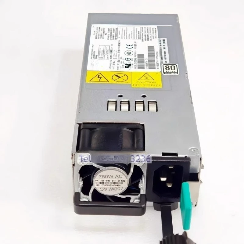

For EMC 105-000-244-01 750W DPS-750XB A E98791-010 Server Power Supply Used