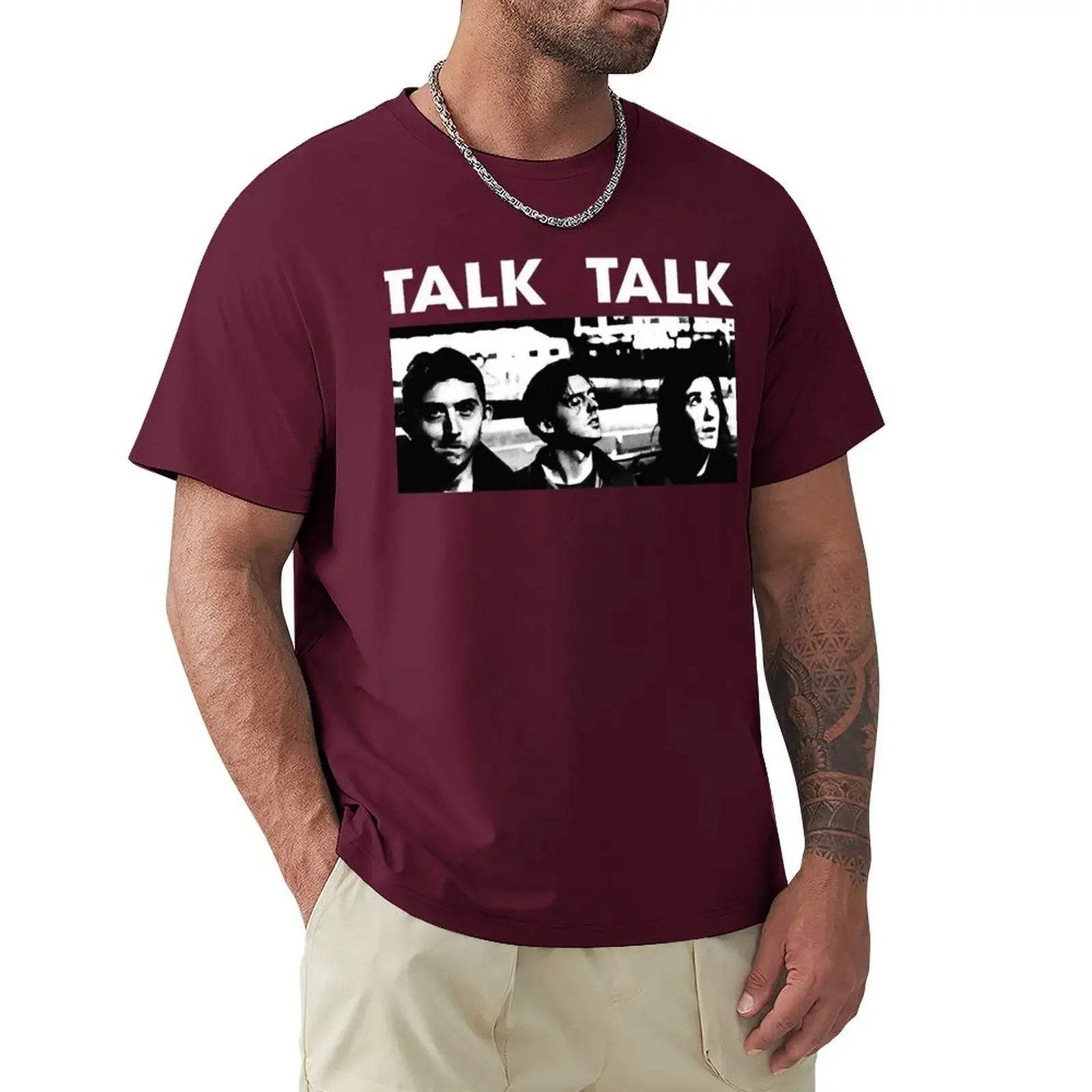 Talk Talk Rock Music Band Tri-blend T-Shirt korean fashion hippie clothes mens t shirt graphic heavyweight Sweatshirt Informal