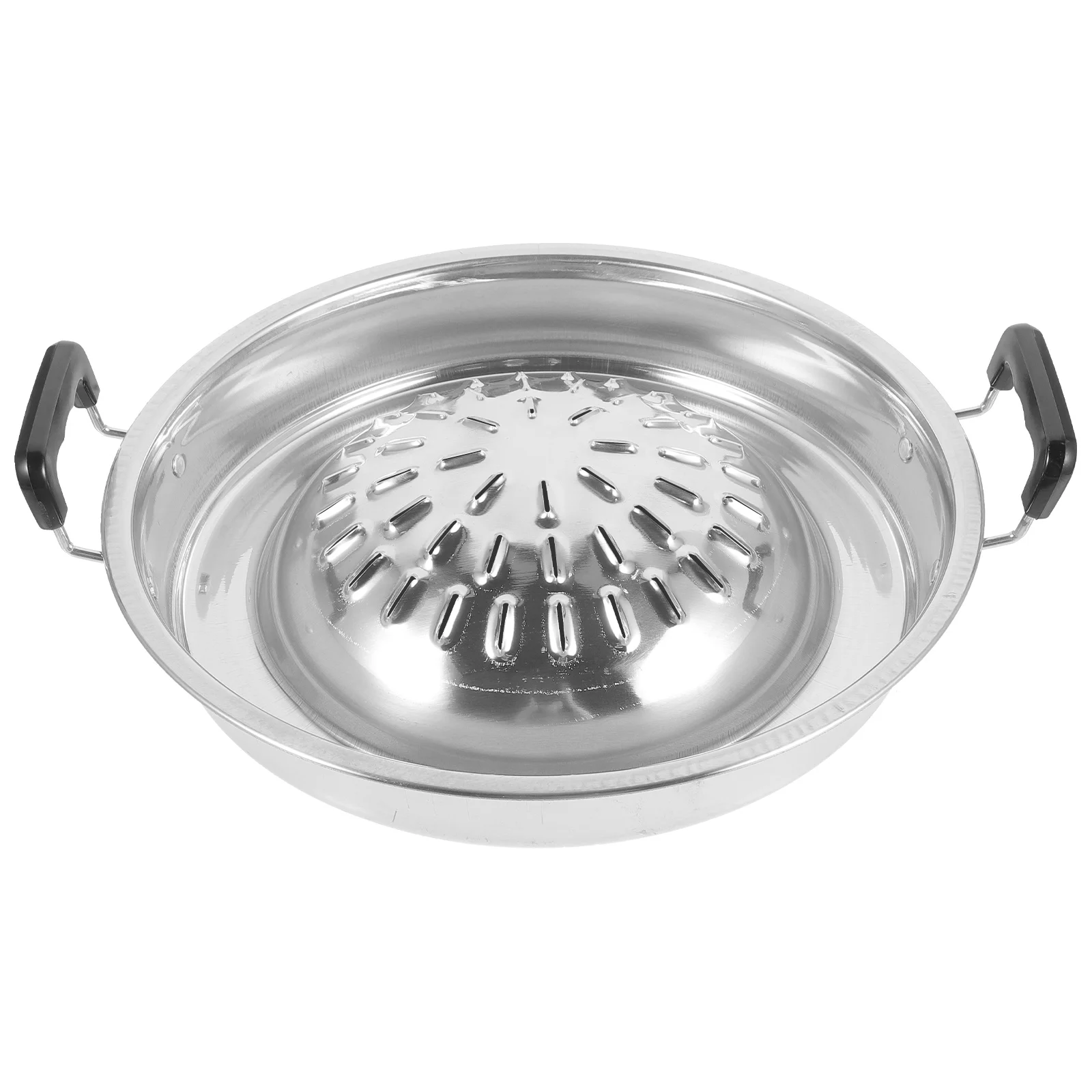 

Outdoor Stainless Steel Barbecue Grill Korean Bbq Stove Roaster Frying Pan Hotpot