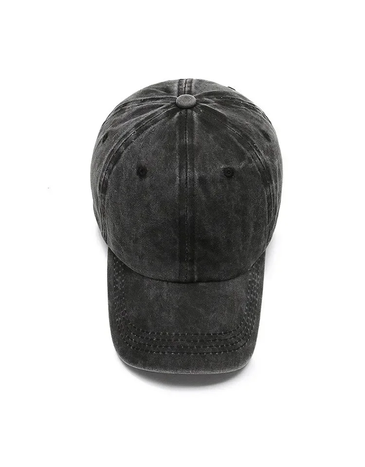 Damen Herren Baumwoll-Mode-Snapback-Cap, einfarbig, Baseballmütze, Herbst-Winter-Hut, Outdoor, schlicht, Vintage-Visor, Freizeit-Cap für Damen und Herren – Detail 10