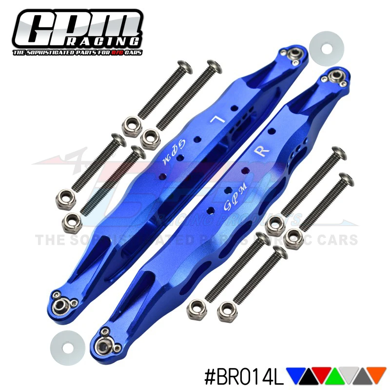 GPM Aluminum Rear Lower Trailing Arms For LOSI 1/10 Baja Rey、LOSI 1/10 Rock Rey