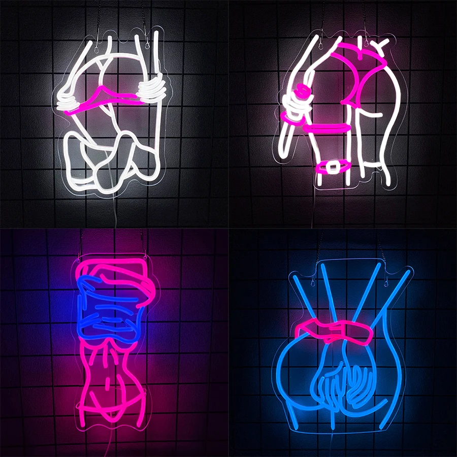 لافتة نيون من سلسلة التجميل، ديكور حائط بخط جمالي، تعمل بمنفذ USB، تستخدم في الغرف والنوادي والحانات والفنادق والأزواج، مصابيح حائط على شكل كهف للرجال