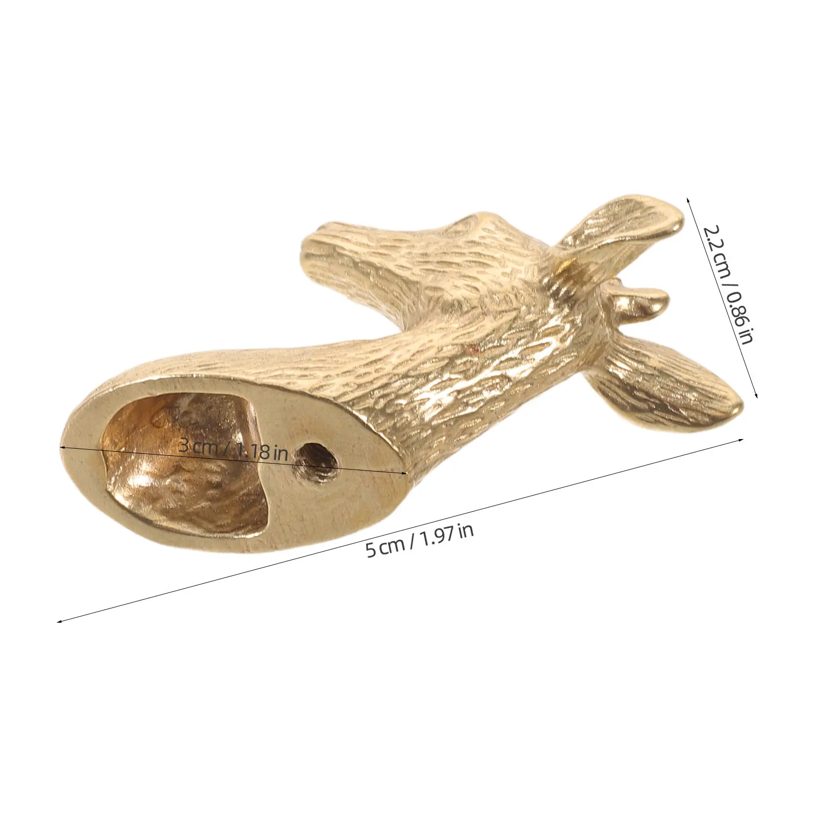 Brass Deer Head Cabinet Handle Vintage Animal Design Retro Brass Knob for Kitchen Wardrobe Dresser Drawer Pulls