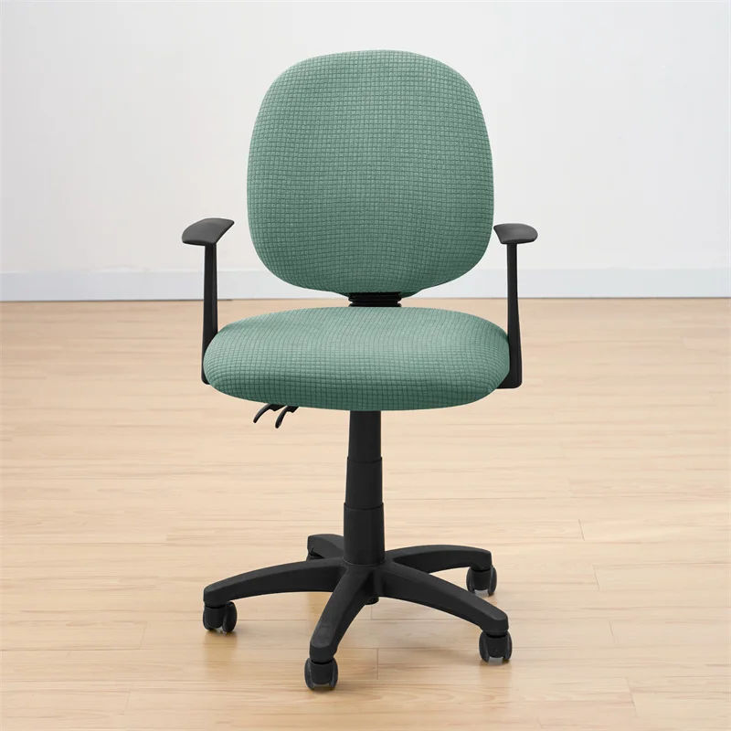 2 teile/satz Wasser Abweisend Büro Stuhl Abdeckung Polar Fleece Stretch Computer Stuhl Schonbezüge Rotierenden Gaming Sitz Abdeckung Schutz – Detail 30