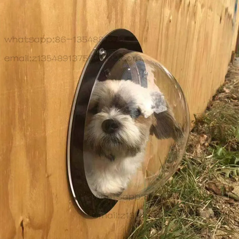 Cat Climbing Frame Acrylic Cover Ultra-transparent Space Capsule Round Ball Dust Cover Cat Nest Accessories