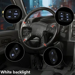 With LED Light Steering Wheel Radio Source Switch 1999442 For GMC Yukon Hummer H2 Chevrolet Avalanche Silverado Tahoe