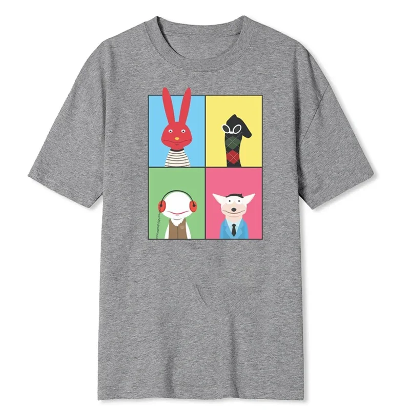 كارتون طباعة لطيف متعة عادية العصرية المألوف الأطفال تي شيرت للبنين والبنات الوالدين والطفل نمط الرجال التي شيرت النساء بلايز