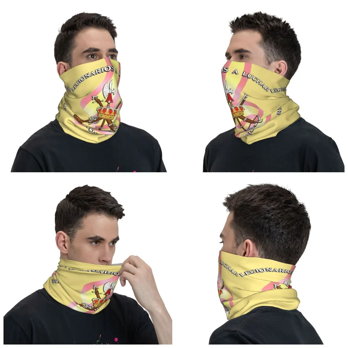 Spanish Legion Wrap Scarf Accessories Neck Cover Spain Army Bandana Summer Cycling Headwear Unisex Breathable