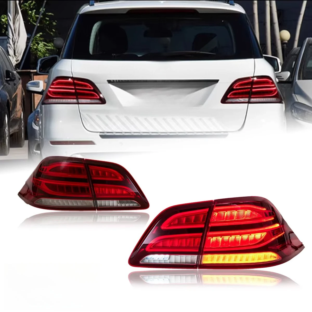 

XDS Лидер продаж, обновленная модель GLE Look на заднем фонаре, задний фонарь, задний фонарь, задний фонарь для ML CLASS W166 2012