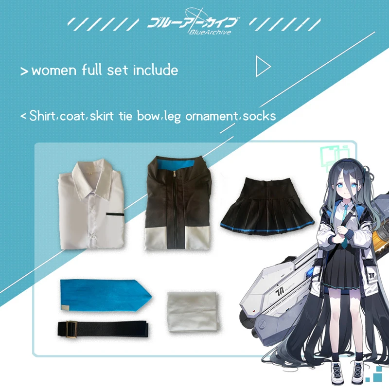 Blue Archive Tendou Arisu Cosplay Game same Costume in stock Man and Women cosplay full set