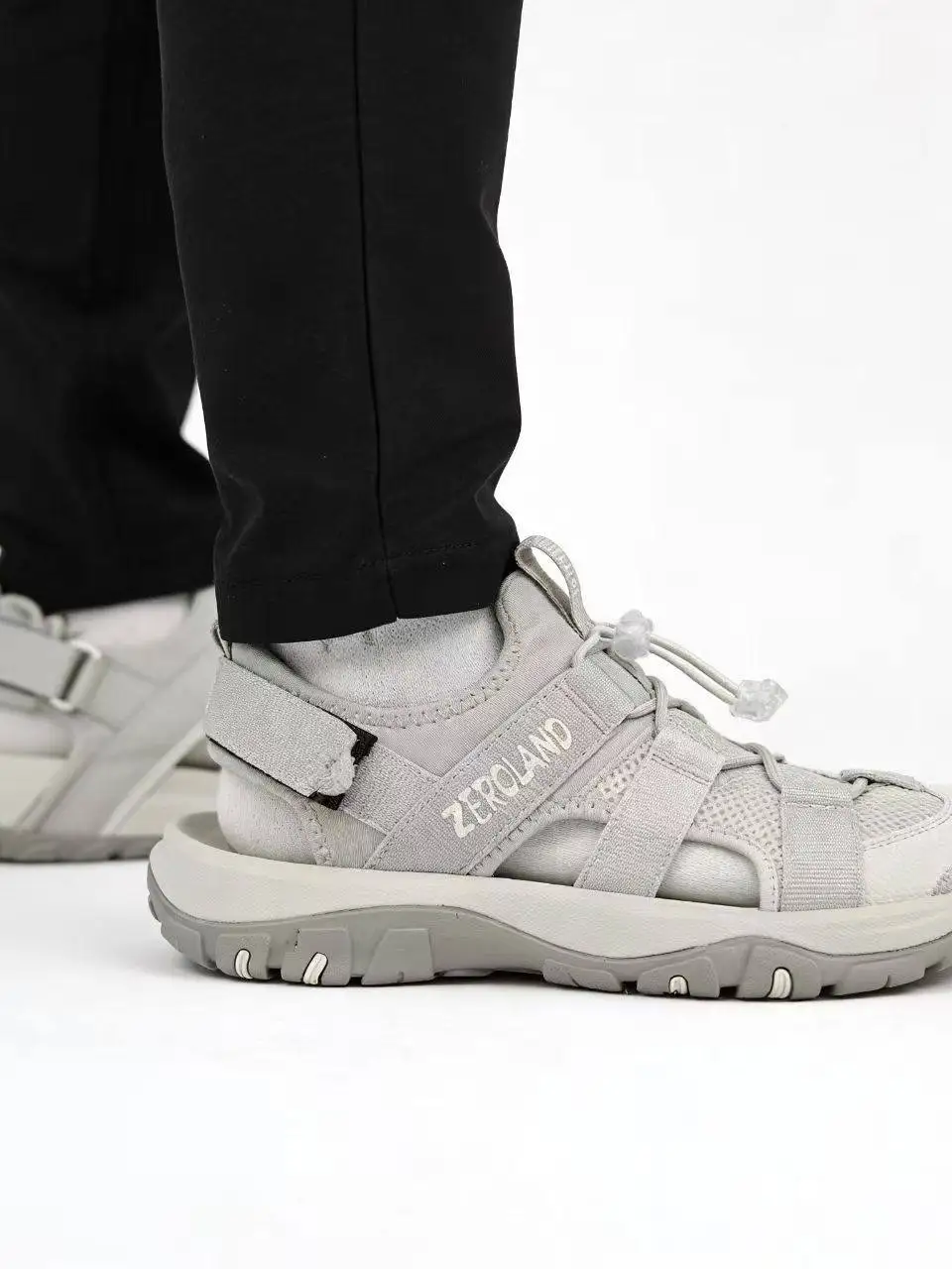 zeroland-outdoor-magic-tape-beach-shoes-sports-sandals-foot-protection-clog-style-casual-stream-trekking-flip-flops