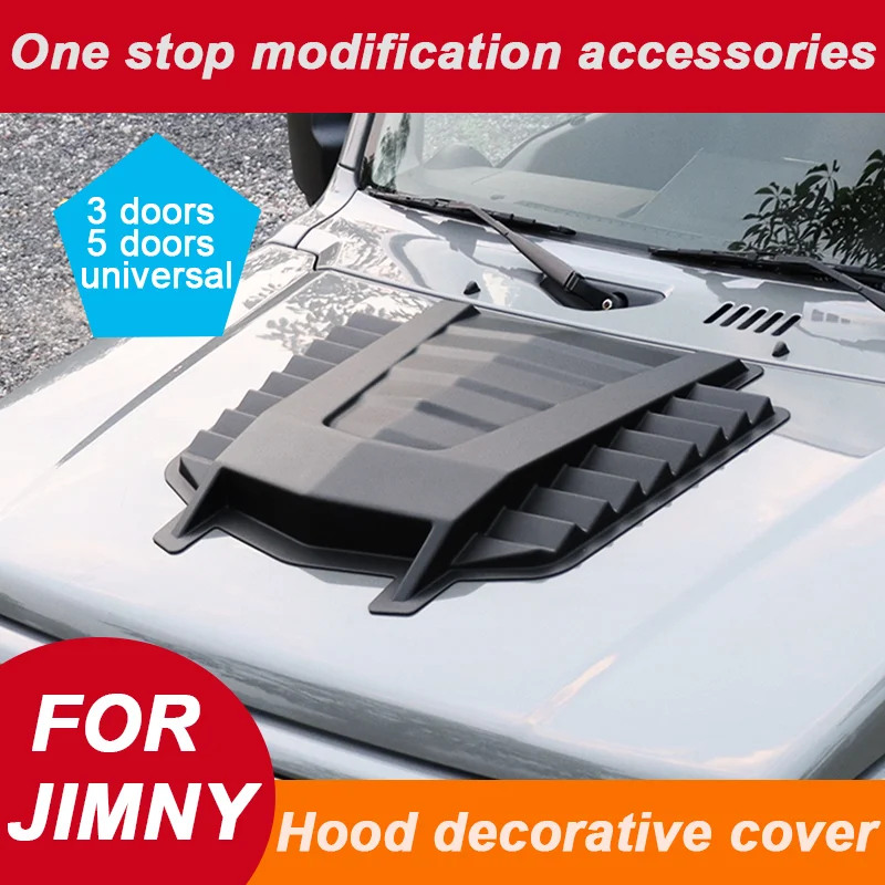 

For Suzuki Jimny 2019- 2025 Automotive 5 door 3 door version accessories - hood hood decoration cover Exterior Accessories