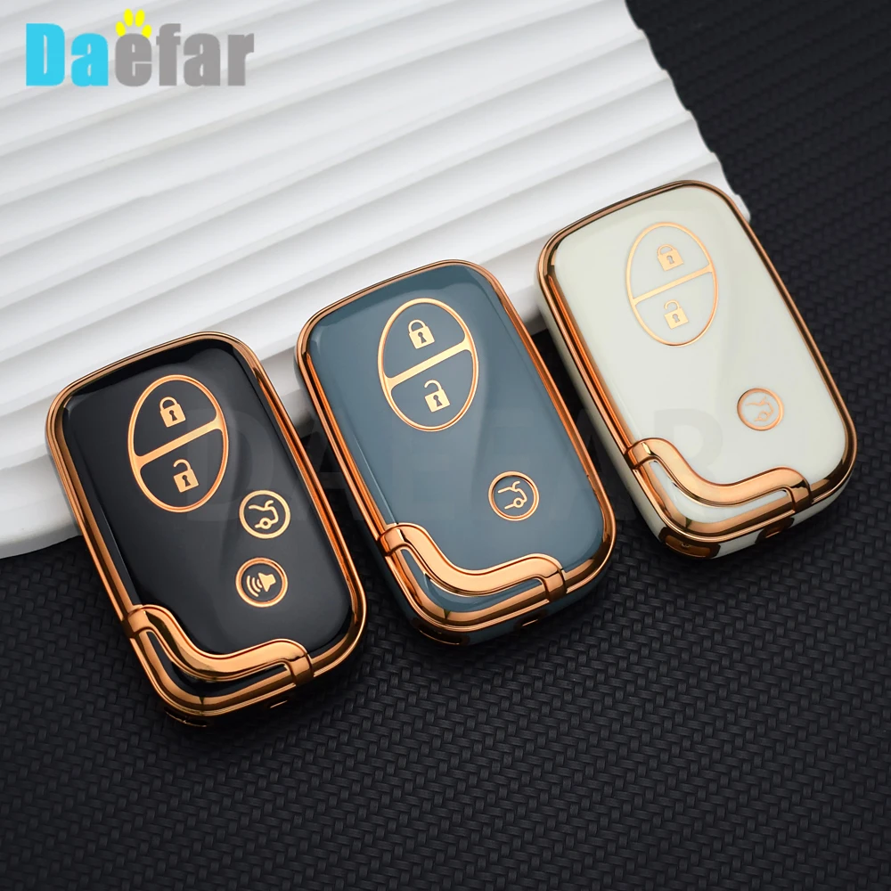 For Lexus CT200H GX400 GX460 IS250 IS300C RX270 ES240 ES350 LS460 GS300 450h 460h 3 4 Buttons Tpu Car Key Case Cover Protector