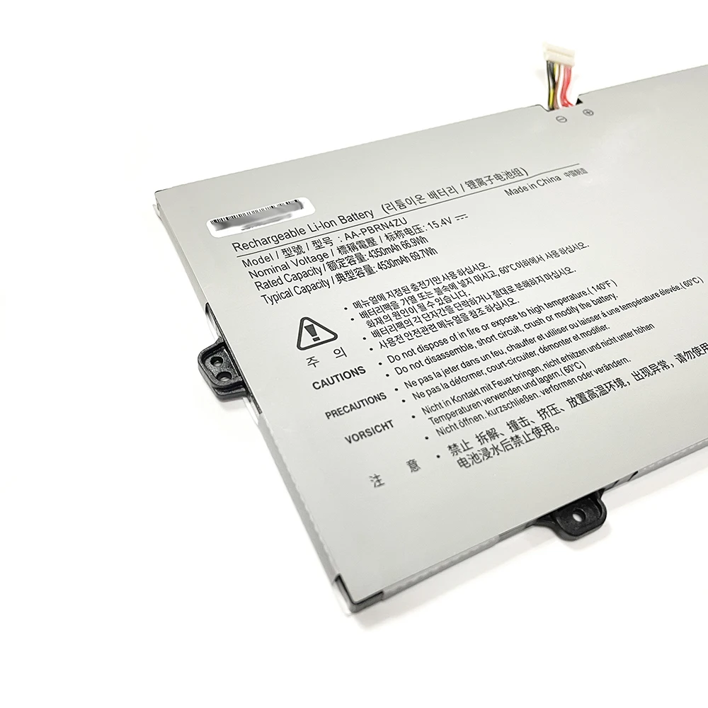 AA-PBRN4ZU 4ICP5/52/109 15.4V 66.9Wh 4350mAh بطارية الكمبيوتر المحمول لسلسلة سامسونج 950QCJ 930QCJ 950XCJ 930XCJ