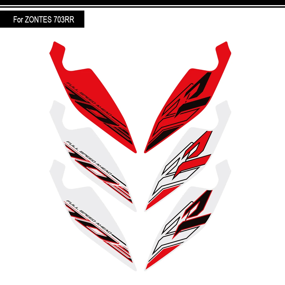 Naklejki na zbiornik motocyklowy 703 RR, przednie naklejki dekoracyjne, wodoodporne naklejki, akcesoria DO Zontes 703RR ﻿ 2025 2026