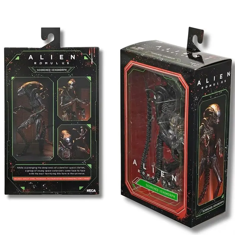 Новинка 2023 года, 28 см, NECA, смертельный корабль, Alien Romulus, мобильная Коллекционная модель ручной работы, декоративные украшения, игрушка в подарок для фанатов