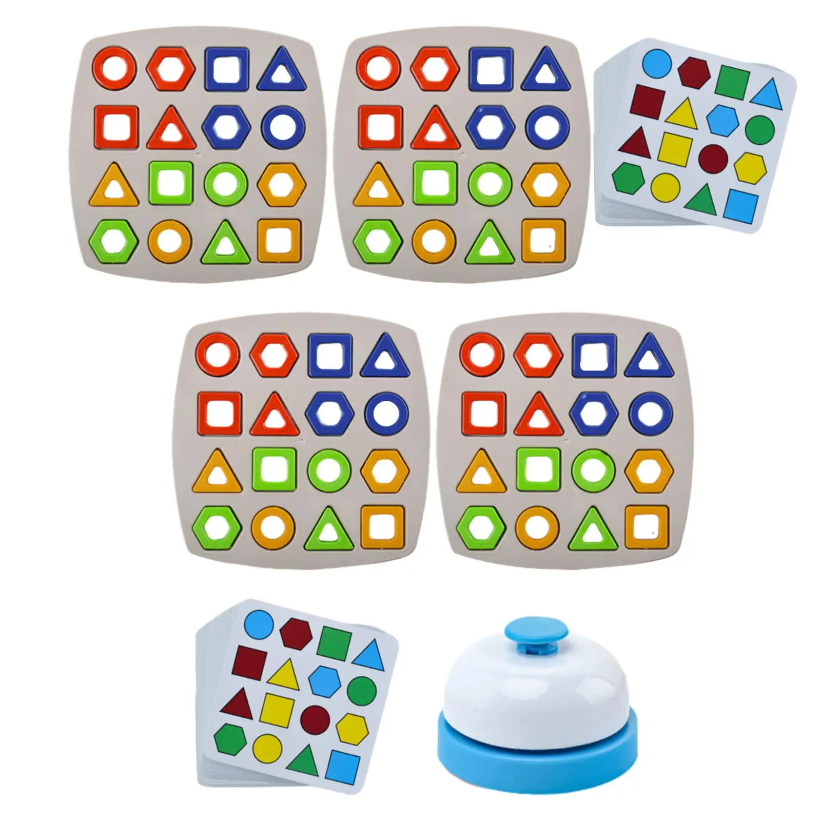 Geometric Stacker Game Early Educational Shape Matching Puzzle for Kids