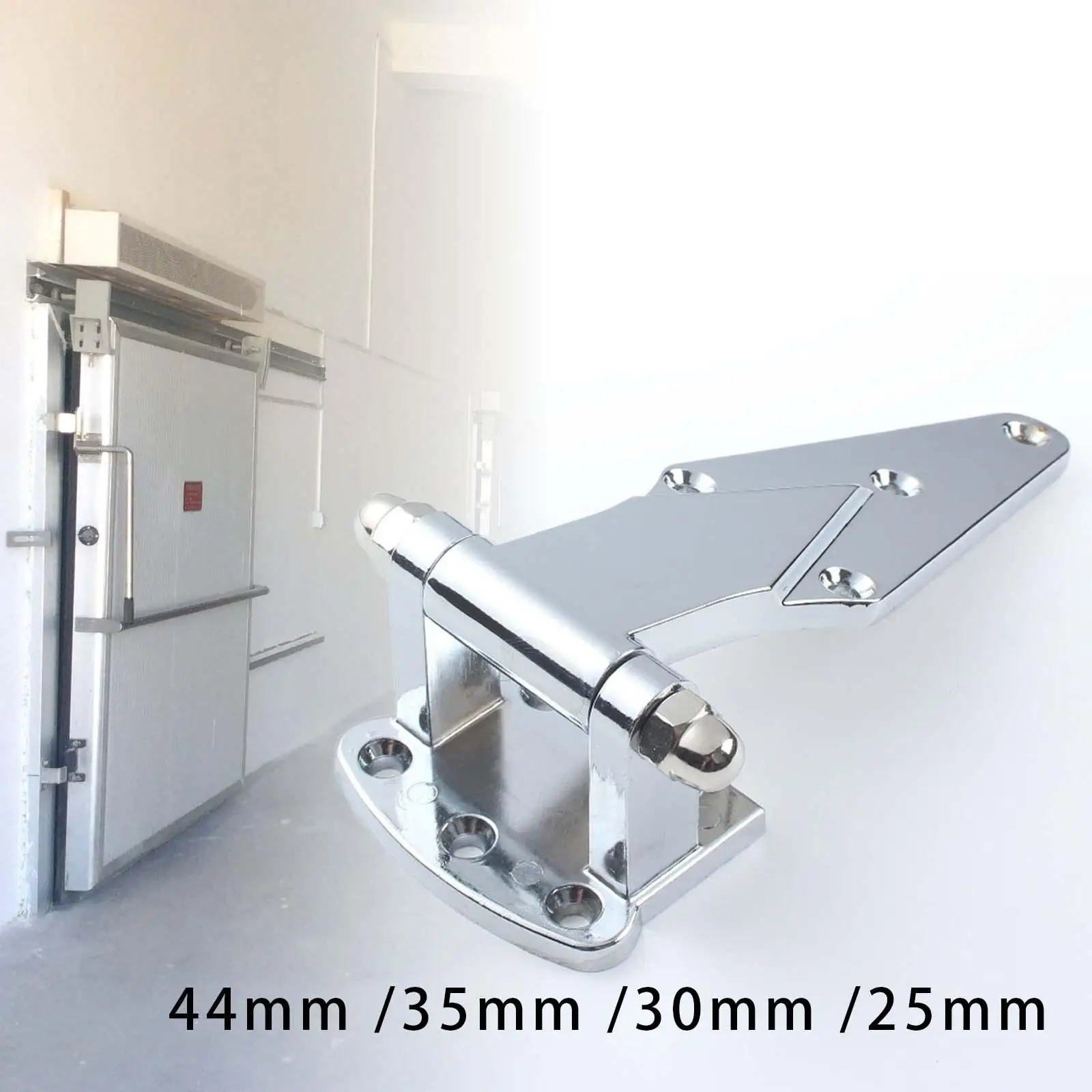 Universal Freezer Door Hinge Heavy Duty Zinc Alloy Refrigerator Door Parts Replacement for Warehouse Oven Storage