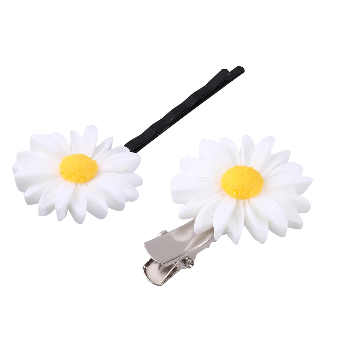 

16pcs Daisy Clips Elegant Accessories for Parties Daily Wear Suitable Various Hair Styles Girls Headdress Sweet Barrette Hair