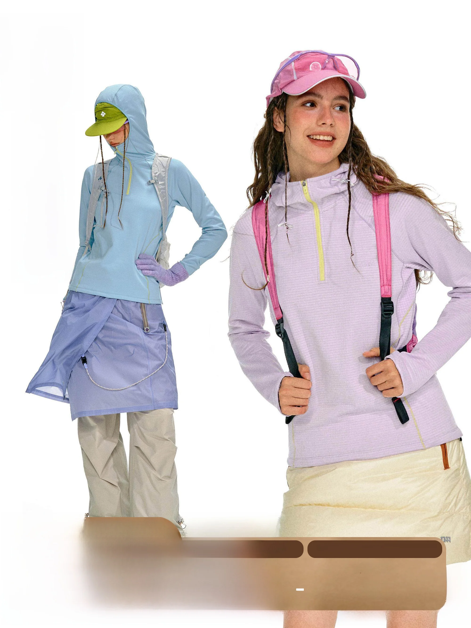 

NOTHOMME Теплая флисовая толстовка в клетку с цветовыми блоками, приталенная, на молнии до середины, с капюшоном, женская, из полиэстера