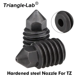 C Hardened steel TZ nozzle 0.2/0.4/0.6/0.8mm for Upgrade Bambus p1p Bambus X1 Carbon 3DDrucker Hot End 3D Printer Accessories