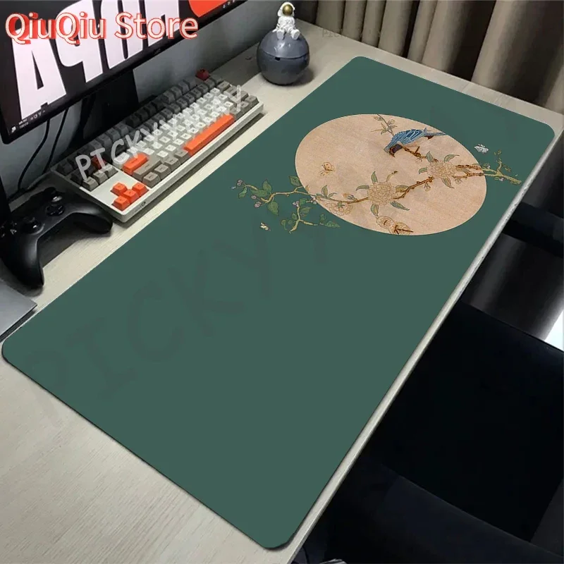 

Large Mousepad Gamer Mousepads Keyboard Mat Desk Rug Chinese Ink Wash Painting Pc HD Desk Mats Company Mouse Pad For Gift