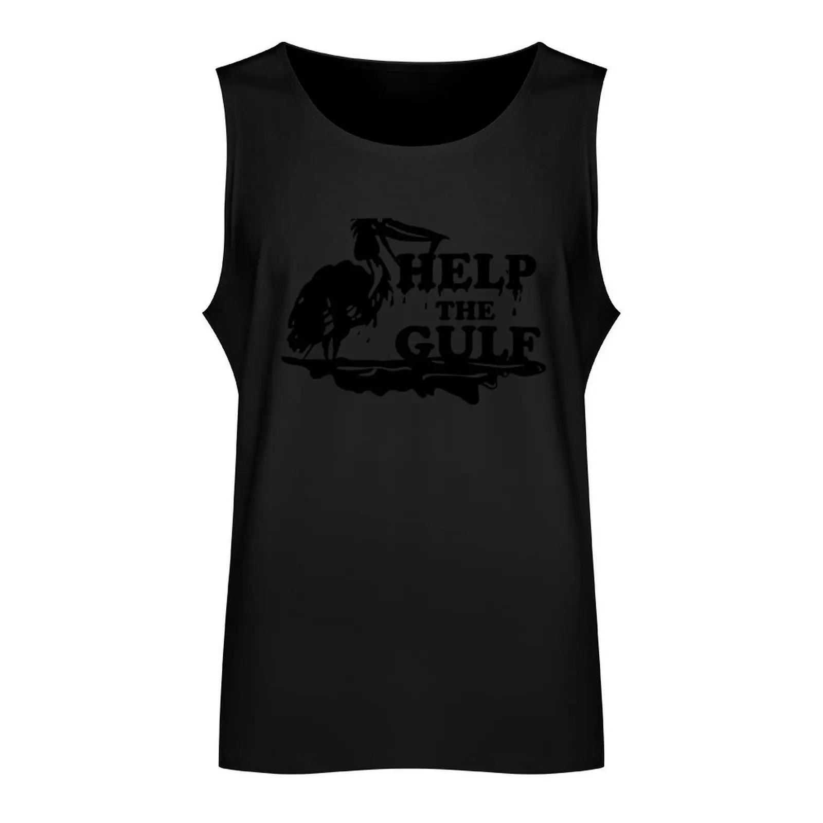 Help the Gulf Tank Top basketball clothing gym clothes man