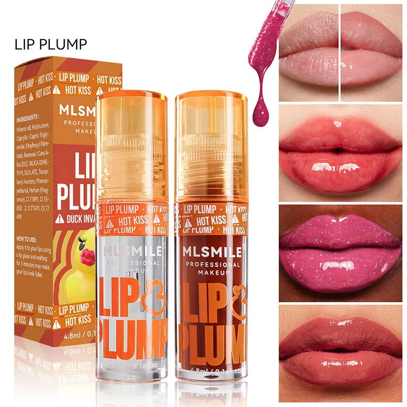 

Pearlescent Moisturizing Liquid Lipgloss Transparent Mirror Lip Plumping Lipglaze No Sticky Cup Sexy Lipstick Korean Cosmetics