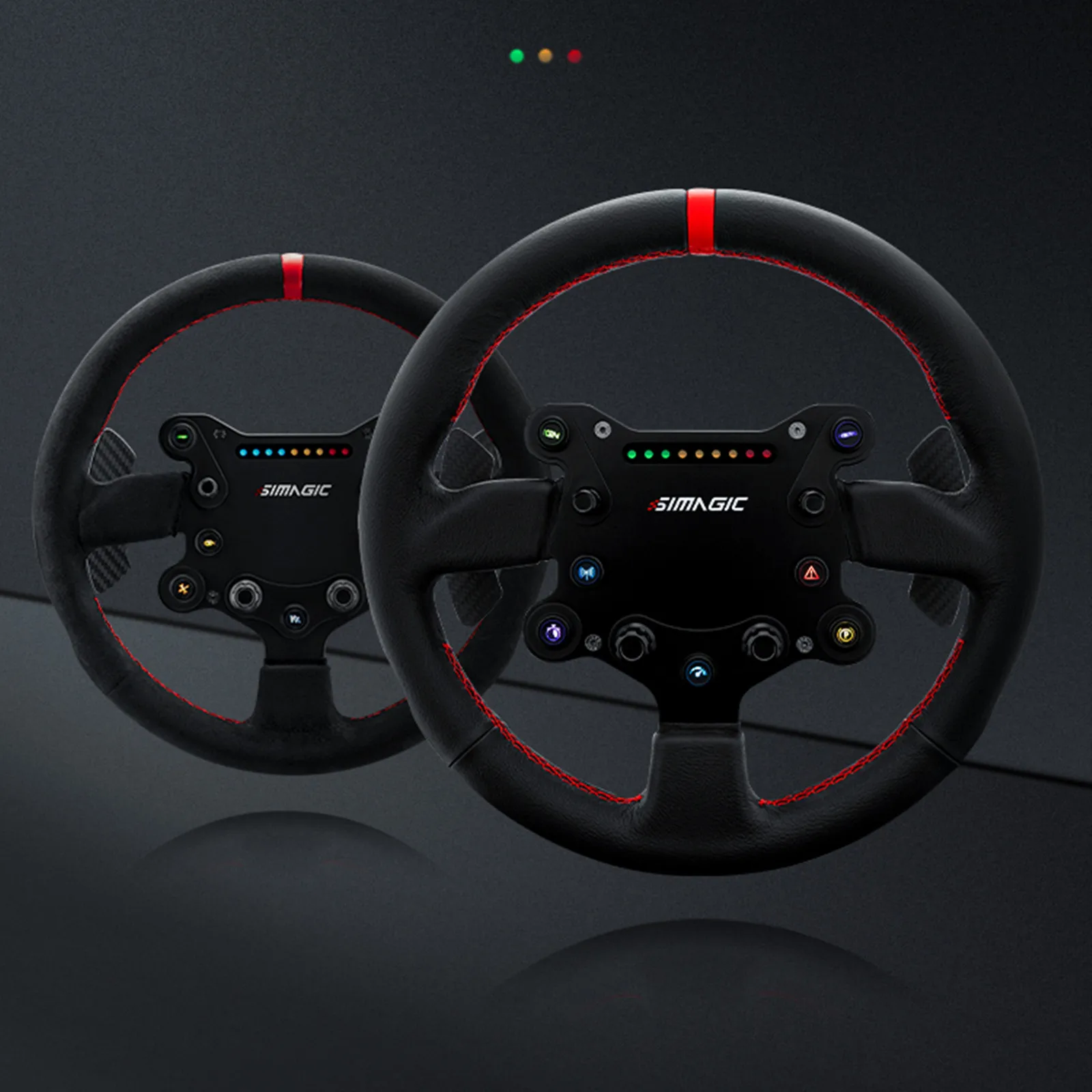 RGB Direct Drive Racing Simulator Steering Wheel Simagic GTS Steering Wheel Disc Single Paddle