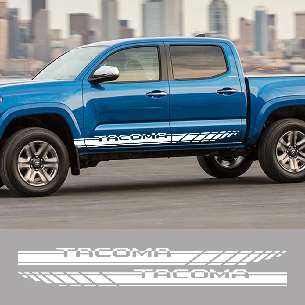 Car Door Side Stripes Sticker Truck Graphics Decor Decals Vinyl Decoration Auto Tuning Accessories For Toyota Tacoma TRD SR5