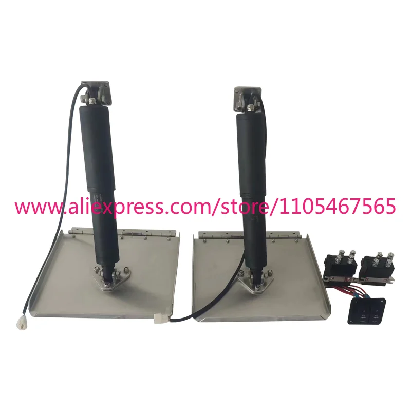 Bolt Motorized Decorative Sheet Stainless Steel Includes Integrated Rudder Control Actuator Wiring Harness and Mounting Hardware