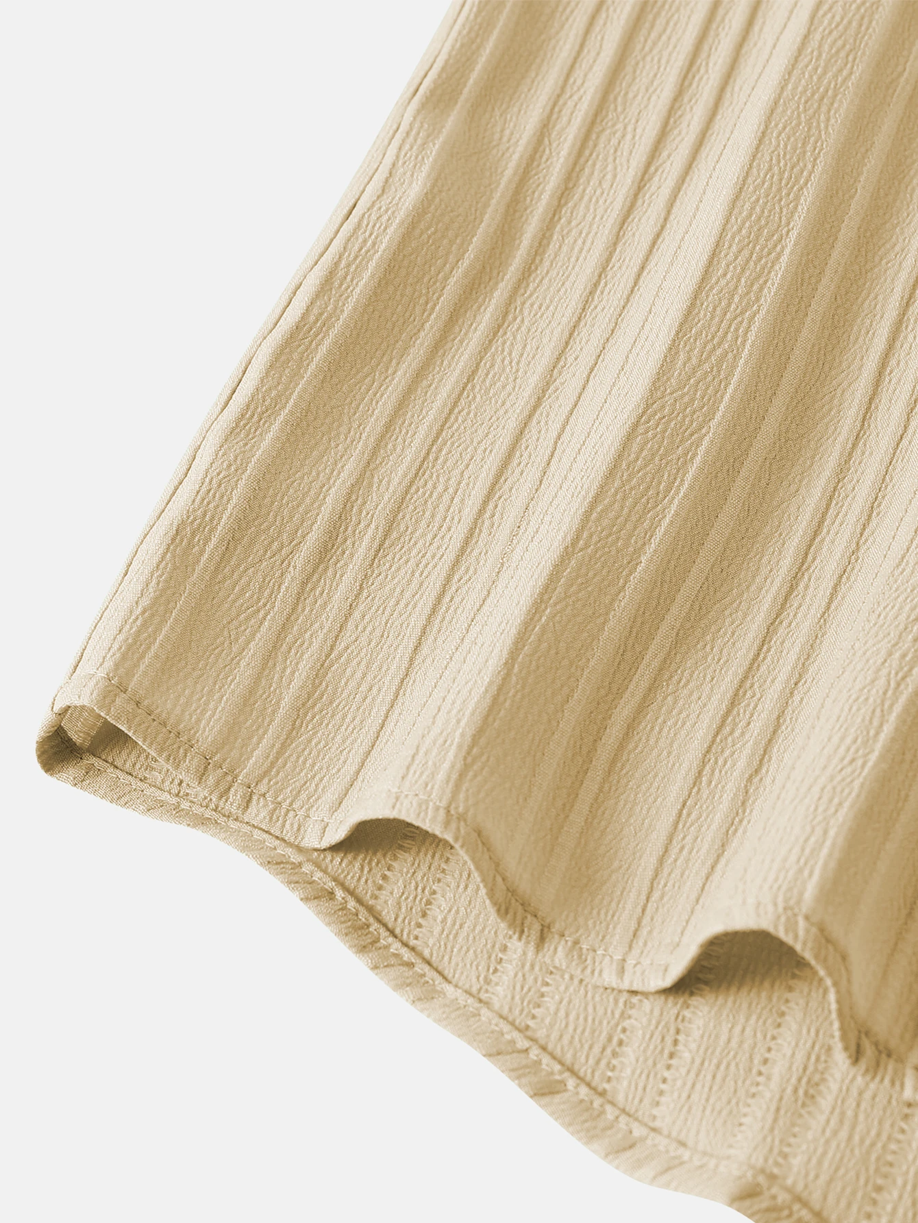 قميص رجالي بأكمام قصيرة مزخرف سادة، قميص فضفاض كاجوال مريح لملابس الصيف للرجال للارتداء اليومي #5