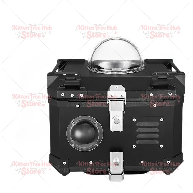 For Customized Motorcycle Pet Cat Dog Tail Box Bichon Teddy Dog Trunk Doo Shiba Dog Pomeranian Electric Vehicle Rear Box